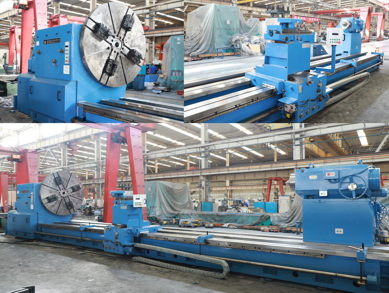 金年会金字招牌诚信至上首台承重40吨重型车床完成试车验收!交付用户!